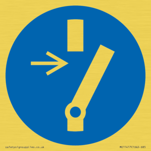 Mandatory: Disconnect before carrying out maintenance or repair